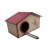 casa nido mdf con división