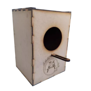 Casa nido mdf cacatua vertical