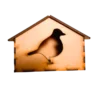 Casa nido mdf