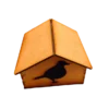 Casa nido mdf