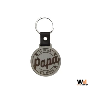 Llavero mdf mejor papá del mundo